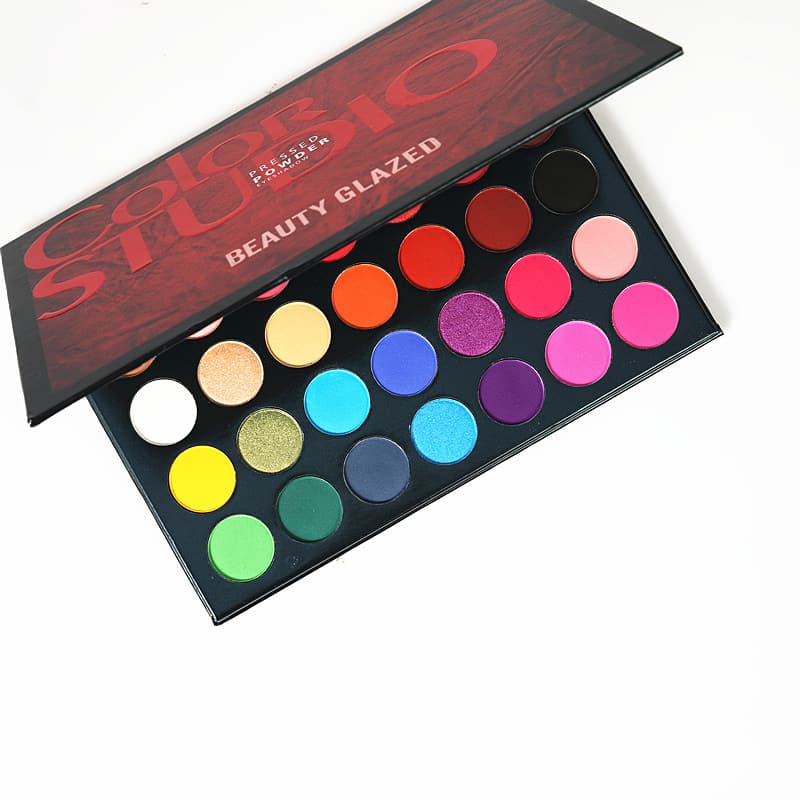 beauty glazed color shades book palette