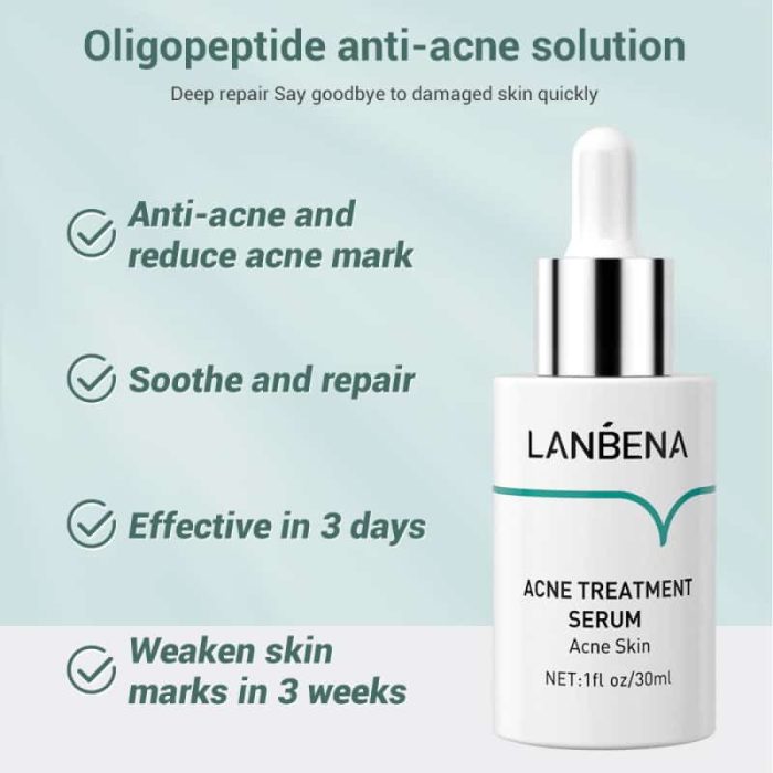 How To Work Lanbena Acne Serum