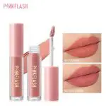 pink flash liquid lipstick swatch