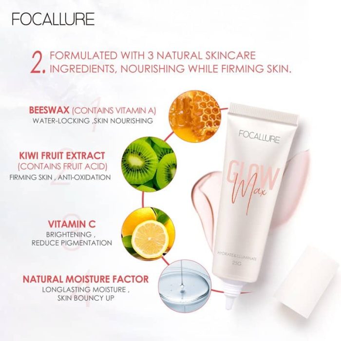 Focallure Glowmax Primer - Fa138 25G How To Work Primer