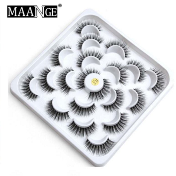 Maange False Eyelashes 10 Pairs - 3D-101