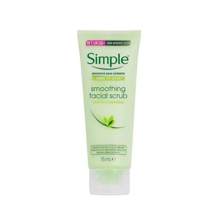 Simple Kind To Skin Smoothing Facial Scrub 75Ml