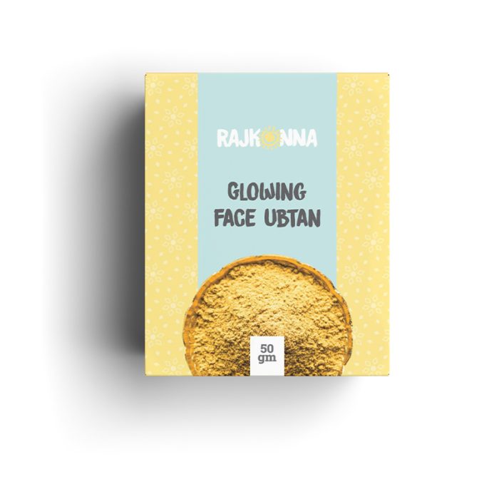 Rajkonna Face Glowing Ubtan - 50Gm