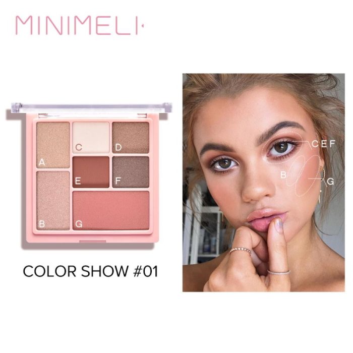 Minimeli 3 In 1 Matte Eyeshadow &Amp;Amp; Highlighter &Amp;Amp; Blush Palette