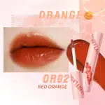 Pink Flash Watery Glam Lip Gloss L09 - Or02 Red Orange