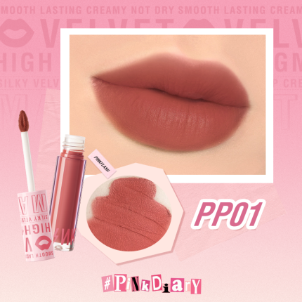 Pink Flash Silky Velvet Lip Cream L04 - PP01