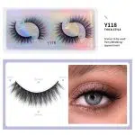 Maange 3d Mink False Eyelash Reusable Lashes 2 Pairs - Y18