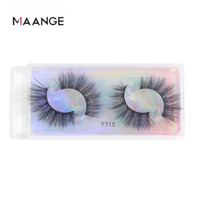 Maange 3D Mink False Eyelash Reusable Lashes 2 Pairs - Y115