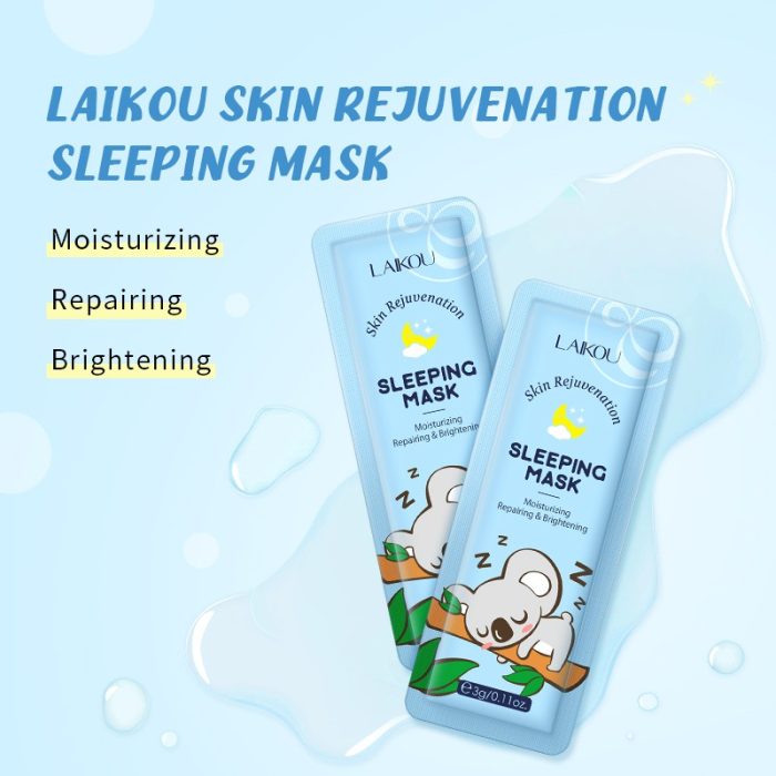 Laikou Sleeping Mask - Skin Rejuvenation - Moisturizing Repair And Bright - 3G -5Pcs 3334C59F97D22D040Ca87597Bc557A51