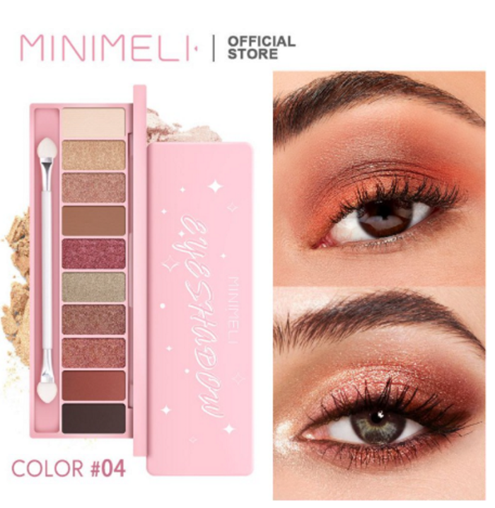 Minimeli Matte &Amp;Amp; Shimmer Eyeshadow Palette 10 Colors