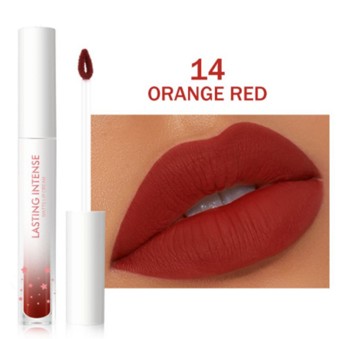 Minimeli Matte Liquid Lipstick Waterproof - 14 Orange Red