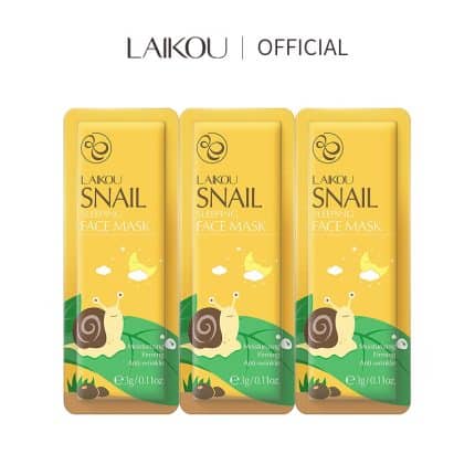 Laikou Snail Sleeping Mask -5gm -3pcs