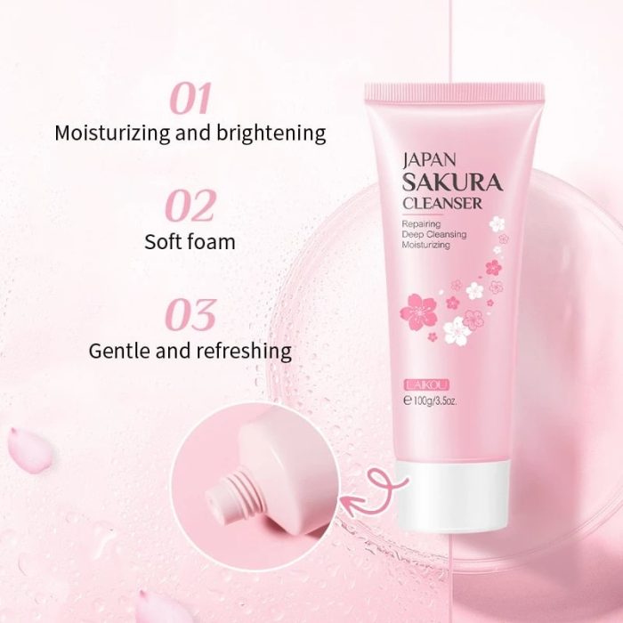 Laikou Japan Sakura Cleanser - 100Gm Photo 2022 09 20 18 15 14