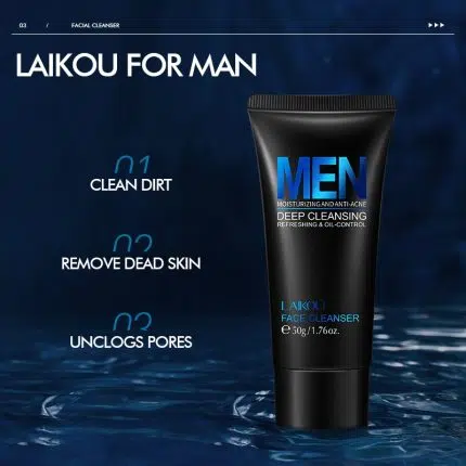 LAIKOU Men Moisturizing Face Cleanser