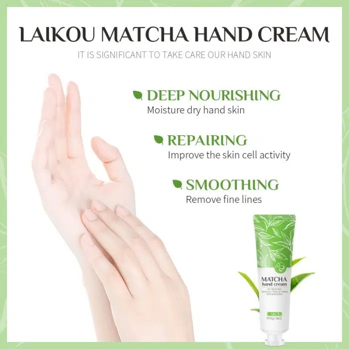 Laikou Matcha Hand Cream 3