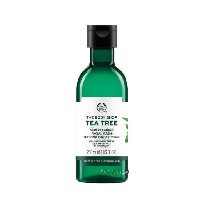 The Body Shop Tea Tree Facial Wash - 250Ml The Body Shop Tea Tree Skin Clearing Facial Wash 1260 750X750 1
