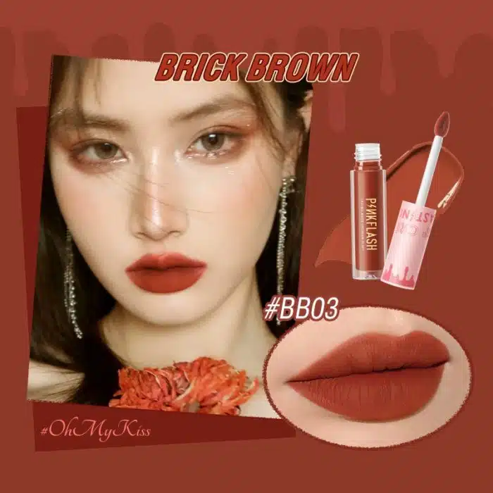 Pinkflash Matte Lipstick Pfl01 - Bb03