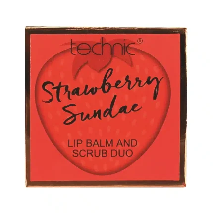 Technic Lip Scrub and Balm Duo Strawberry