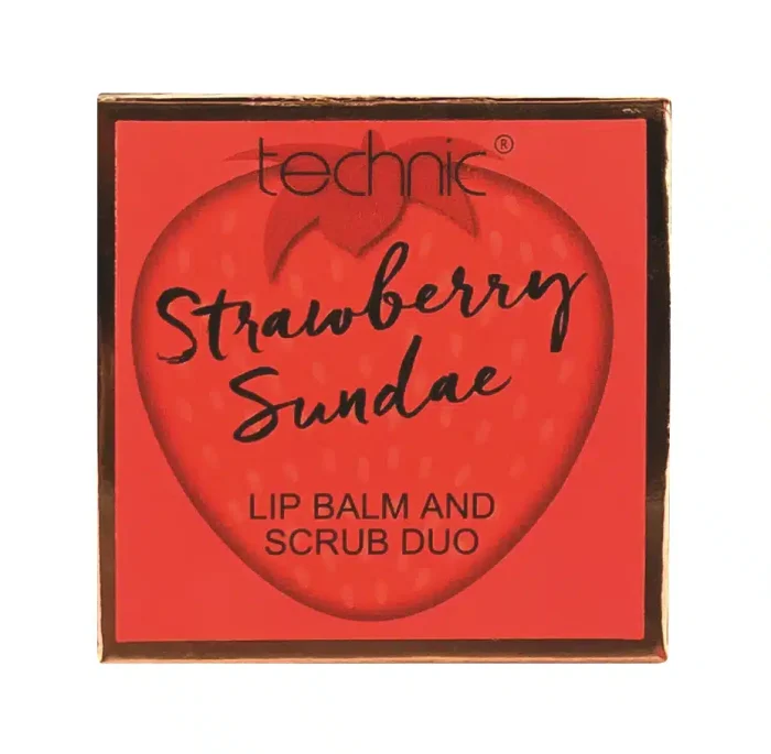 Technic Lip Scrub And Balm Duo Strawberry