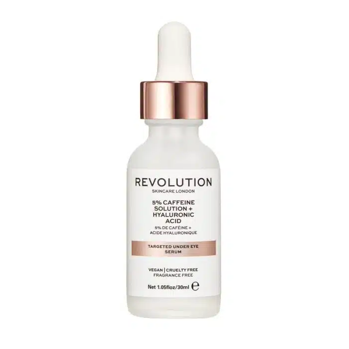 Revolution 5% Caffeine And Hyaluronic Acid Revitalising Under Eye Serum 30Ml