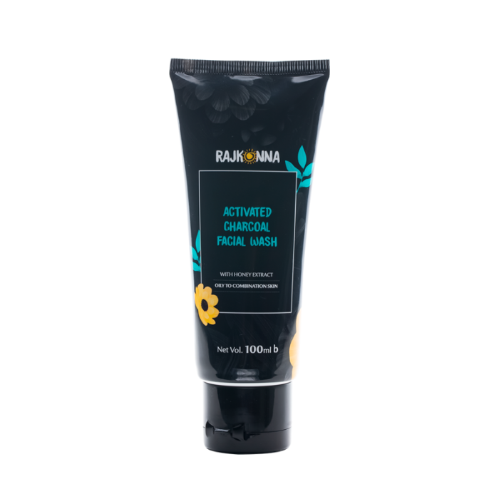 Rajkonna Activated Charcoal Facial Wash 100Ml