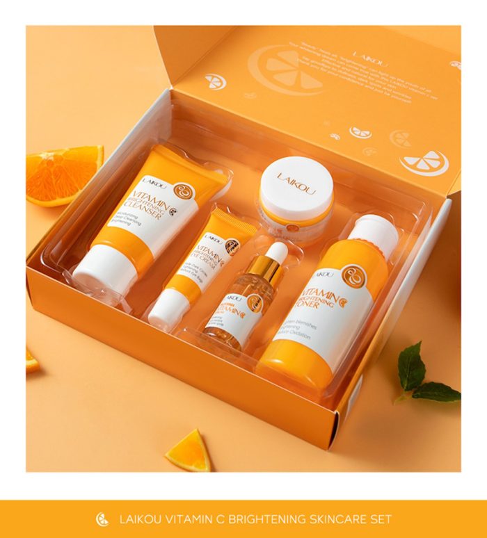 Laikou Vitamin C Brightening Skin Care 5Pcs Set