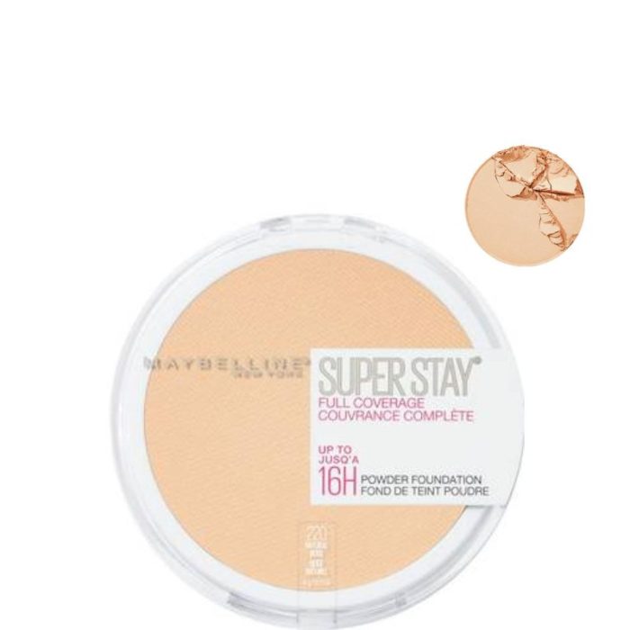 Maybelline Super Stay Powder Foundation Full Coverage Natural Beige 220