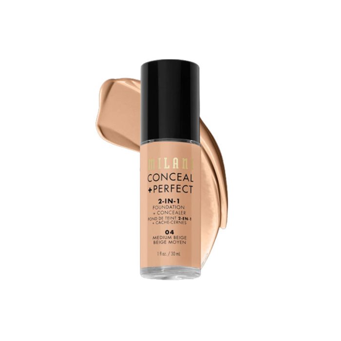 Milani Conceal + Perfect 2-In-1 Foundation + Concealer 30Ml - 04 Medium Beige