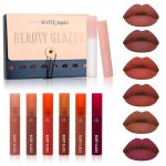 Beauty glazed matte liquid lipstick swatch