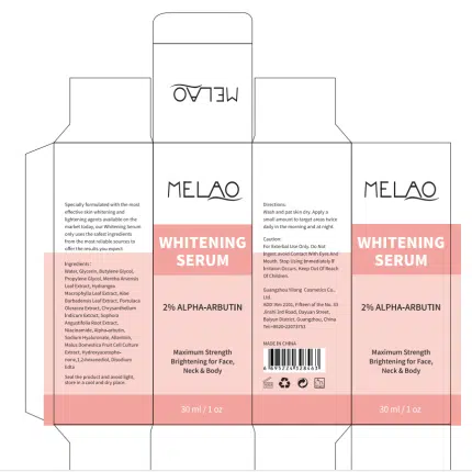 Melao Whitening Serum Alpha Arbutin