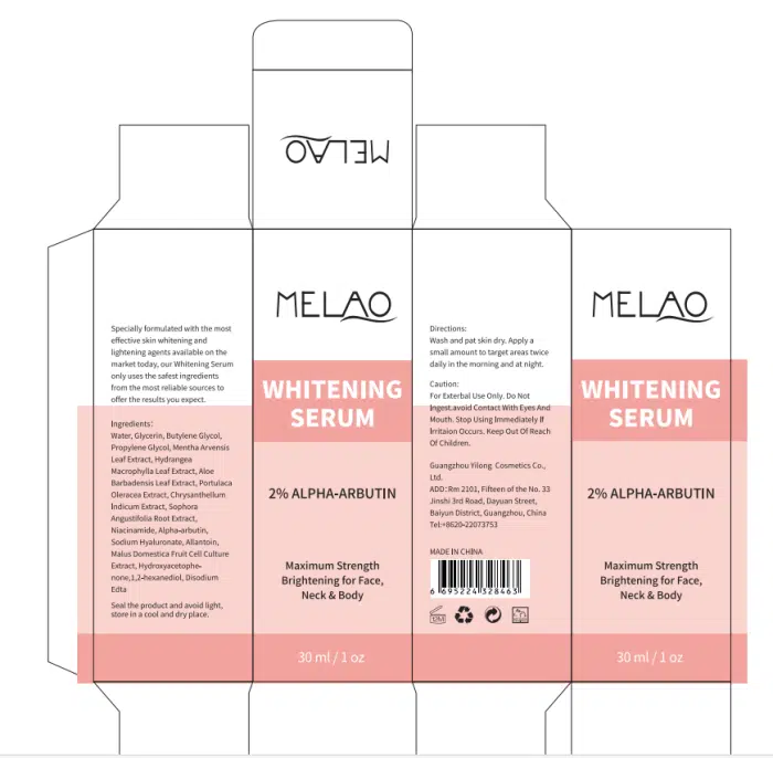 Melao Whitening Serum Alpha Arbutin