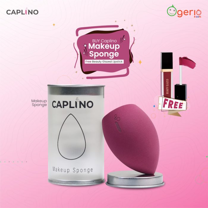 Buy Caplino Makeup Sponge Get Beauty Glazed Lipsticks