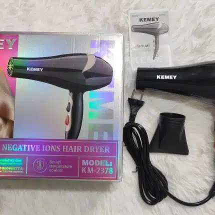 Kemey 2 in 1 Hair Dryer - KM-2378