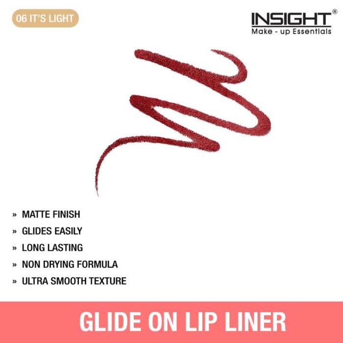 Insight Glide On Lip Liner - Its Light 06 .