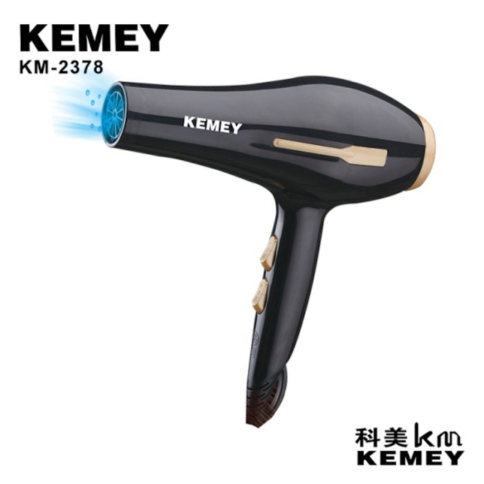 Kemey 2 In 1 Hair Dryer Professional 3000W Wind Power - Km-2378