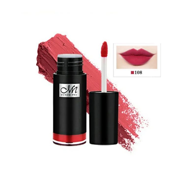 Menow Velvet Lipstick Waterproof Lipgloss - 08