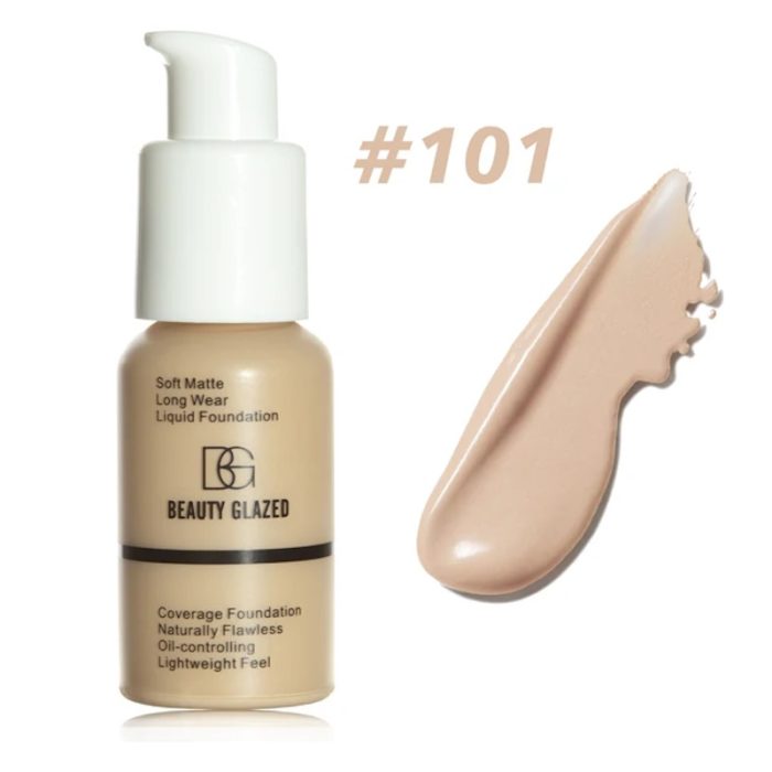 Beauty Glazed Foundation Waterproof Porcelain 101 - 30Ml