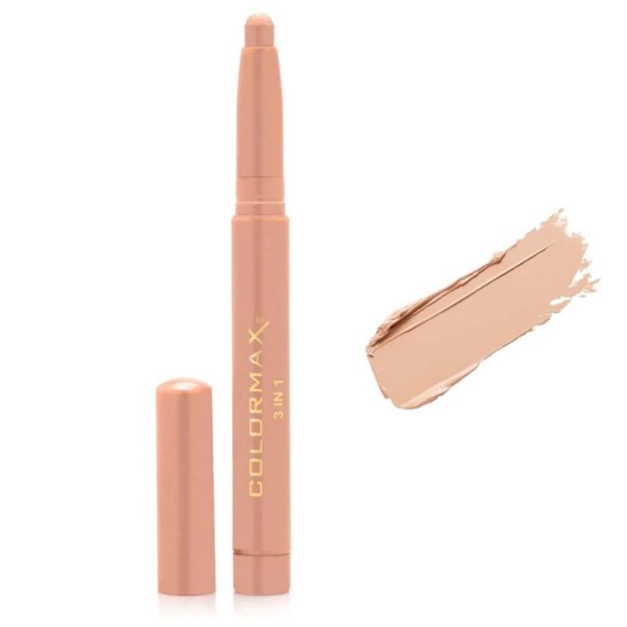 Colormax 3 In 1 Concealer, Corrector And Highlighter - Peach Shimmer 01