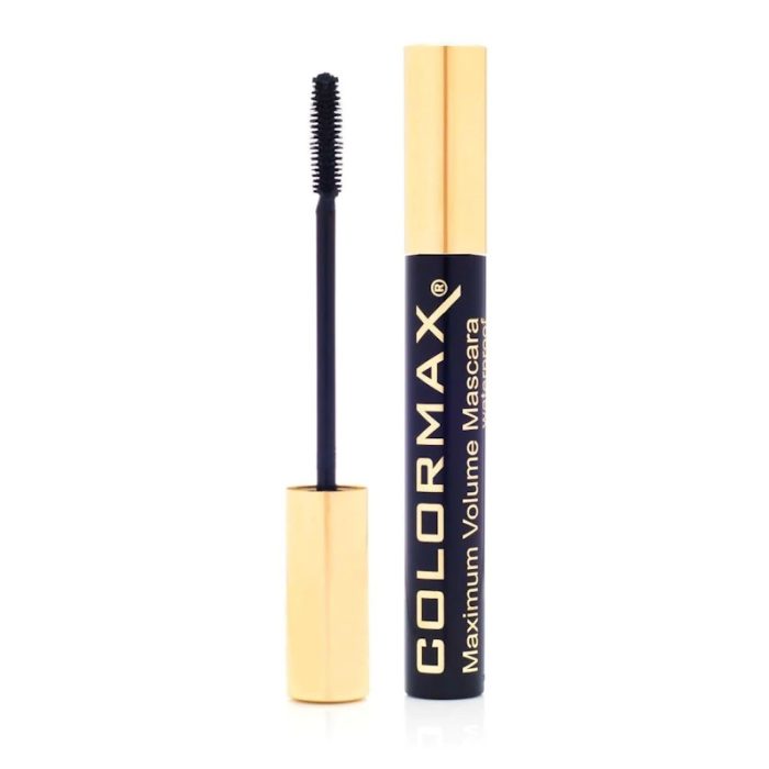 Colormax Maximum Volume Mascara Waterproof - Black 8Ml