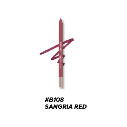 Beauty Glazed Lip Liner Waterproof & Long Lasting - B108 Sangria Red