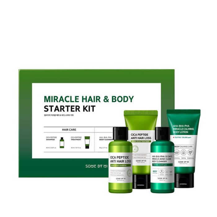 Some By Mi Miracle Hair &Amp;Amp; Body Starter Kit - 180Ml