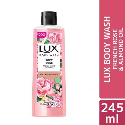 Lux Body Wash Soft Skin French Rose & Almond Oil - 245ml