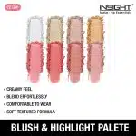 Insight Cosmetics Blush & Highlight Palette