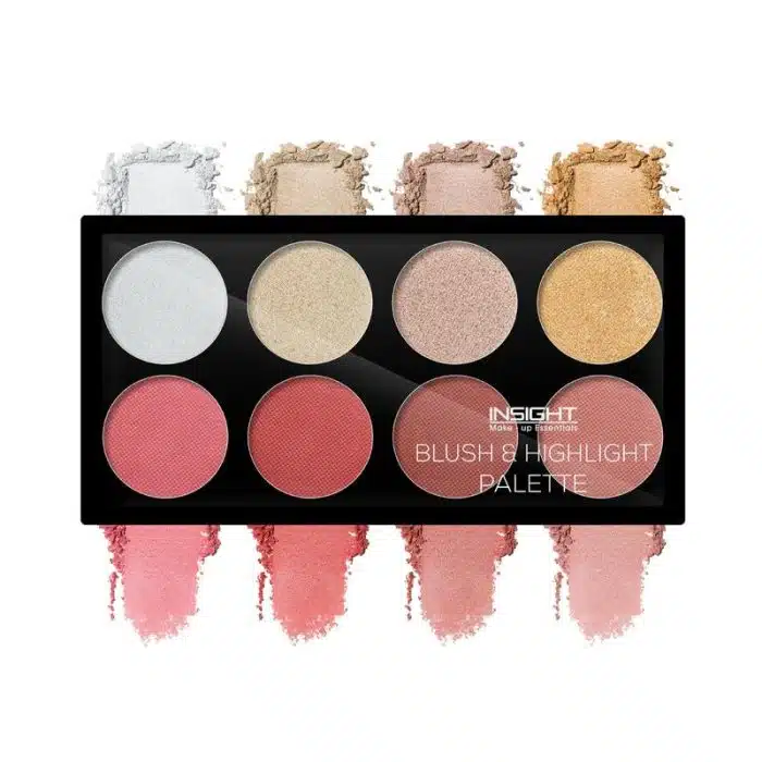 Insight Cosmetics Blush &Amp;Amp; Highlight Palette - 8 Color