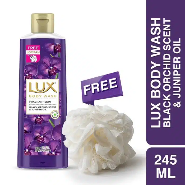 Lux Body Wash Fragrant Skin Black Orchid Scent &Amp;Amp; Juniper Oil - 245Ml