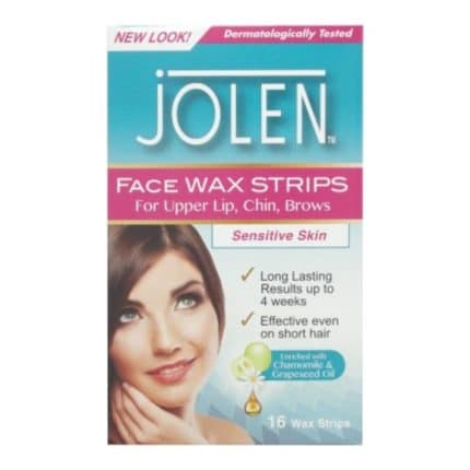 Jolen Face Wax Strips