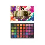 W7 Mardi Gras Pressed Pigment Eyeshadow Palette - 40 Colours