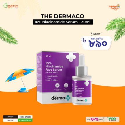 The Dermaco 10% Niacinamide Serum - 30ml