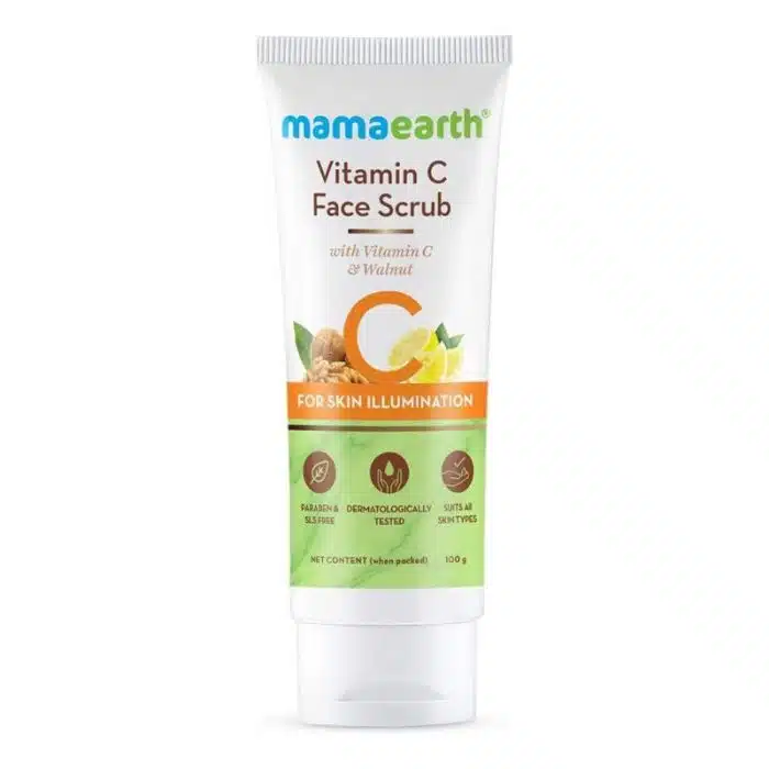 Mamaearth Vitamin C Face Scrub - 100Gm