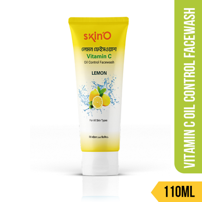 Skino Vitamin C Oil Control Facewash (Lemon) 110Ml